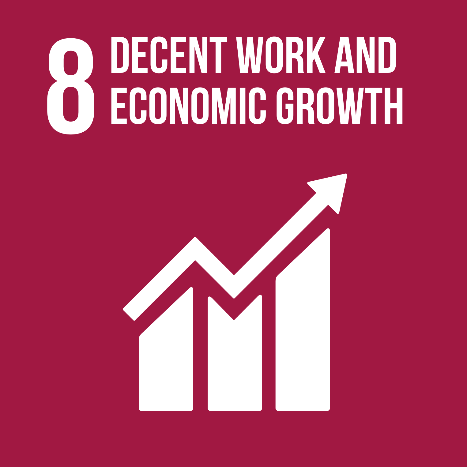 Logo of SDG 'Decent Work & Economic Growth'